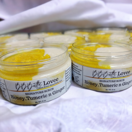 Tumeric Honey and Ginger Scrub