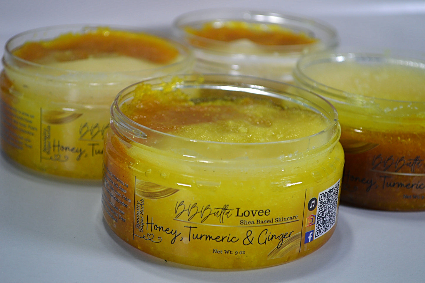 Tumeric Honey and Ginger Scrub