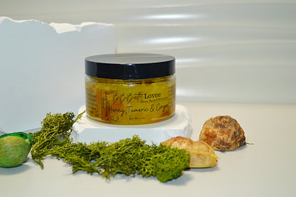 Tumeric Honey and Ginger Scrub